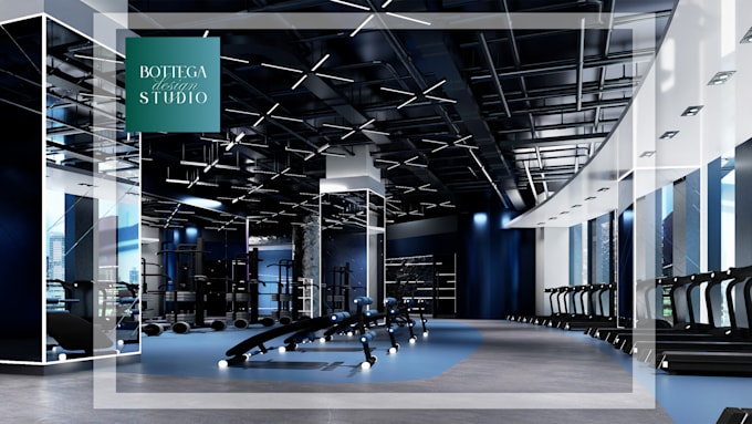 design and render commercial interior spaces