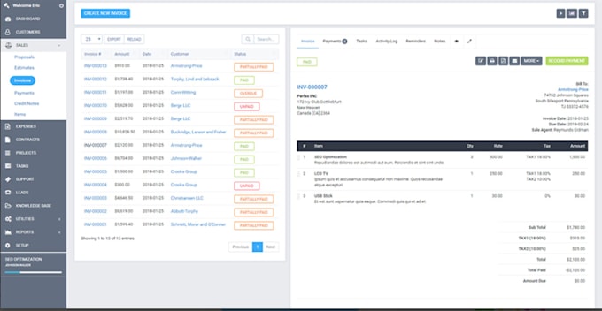 build a powerful CRM system for businesses