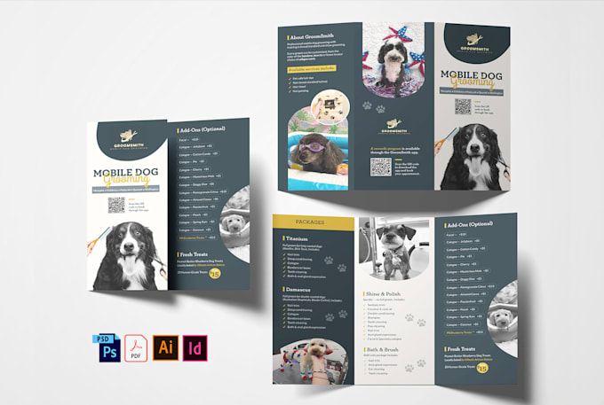 design trifold, gate fold and bifold brochures