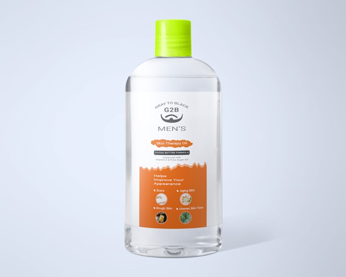 do product packaging layout and label design