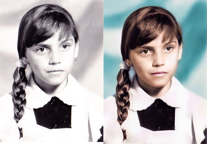 colourize, colour correct and upscale your photo