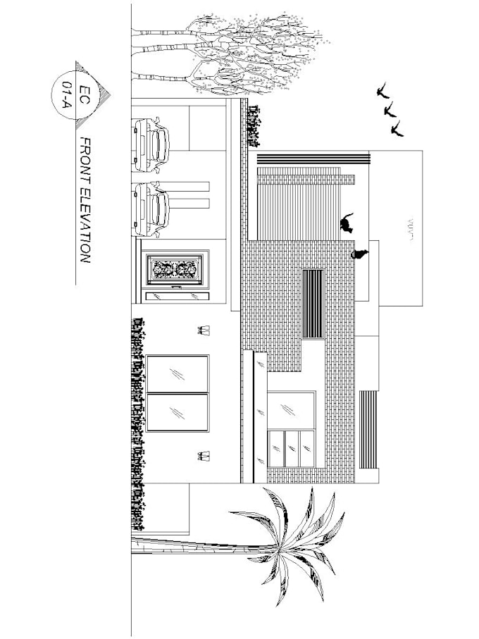do architectural drawings on 2d autocad