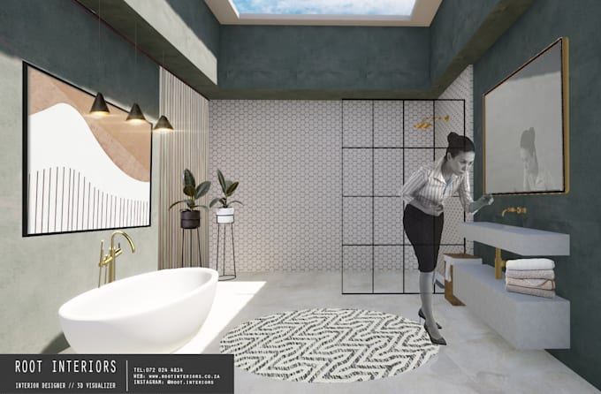 3drender spaces with as much detail possible