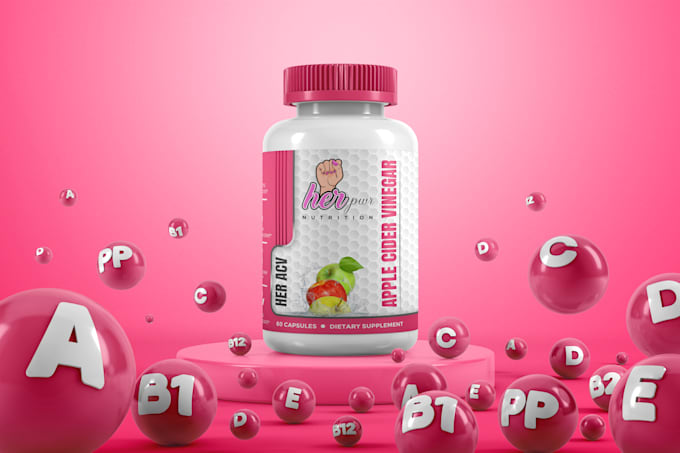 do supplement label design, cbd or hemp, vitamin jar bottle