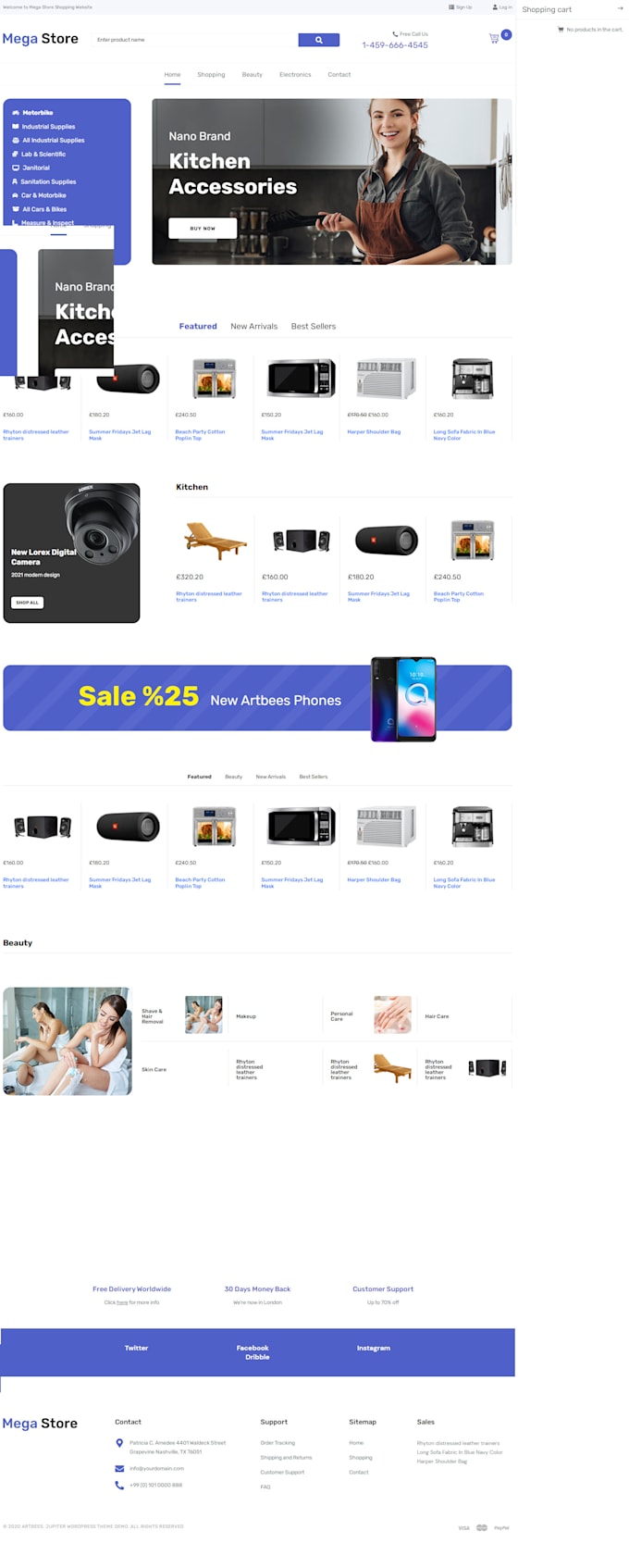 build a customized wordpress ecommerce website for your online store