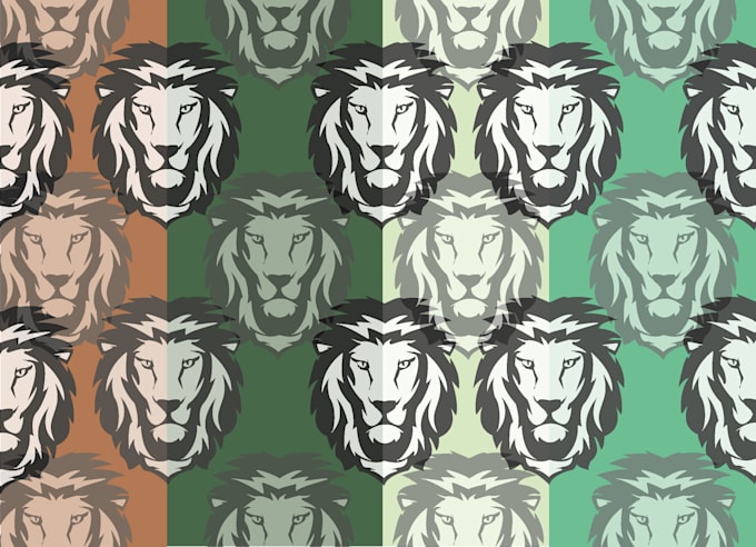 create a unique pattern birthday card flex book cover gig image design
