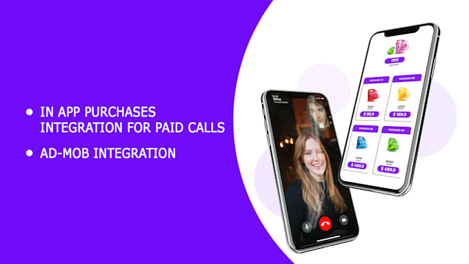 develop a professional ios video calling app, a dating app