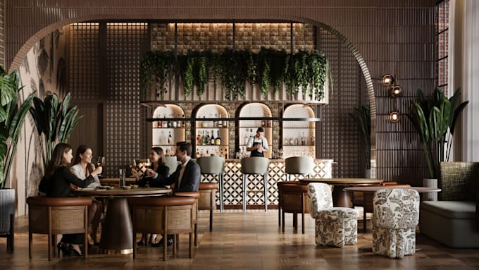 create photorealistic interior rendering for premium design