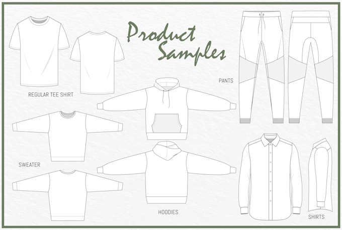 draw fashion cad illustrations flat technical drawings