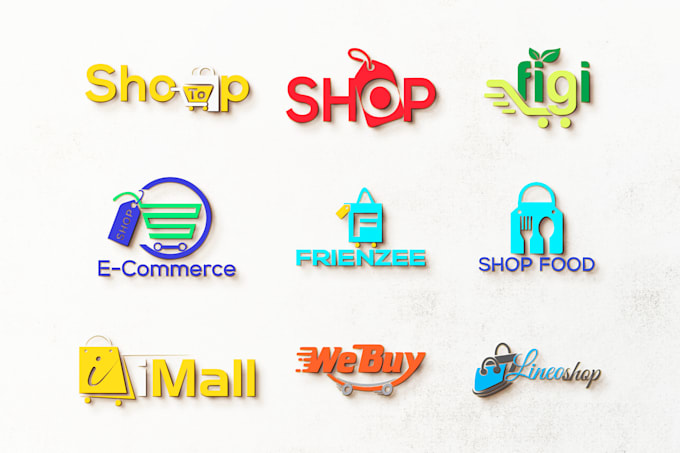 design unique creative logo for e commerce stores