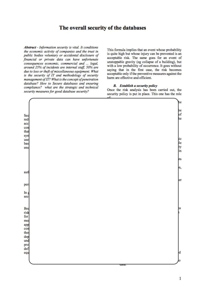 do technical research writing on cybersecurity