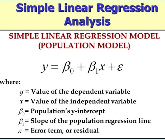 do accurate regression analysis with interpretations
