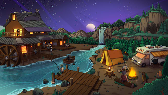 design environment concept art for your game