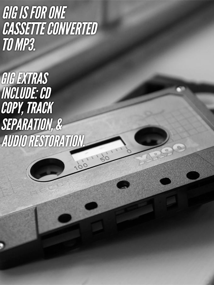 Transfer your audio cassette to a digital format by Eeb2010 Fiverr