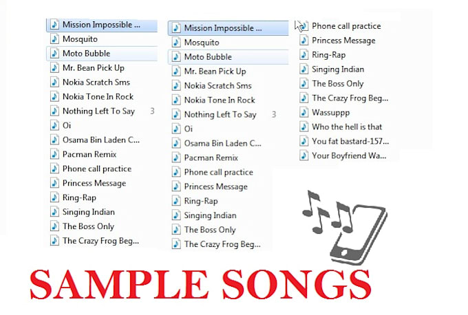 Bonus Ringtones Give you ringtone pack for smartphones by Sheldonsing | Fiverr