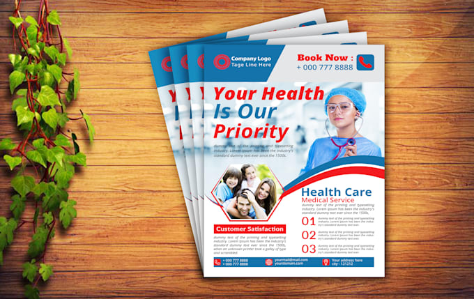 do colorful modern and unique flyer design