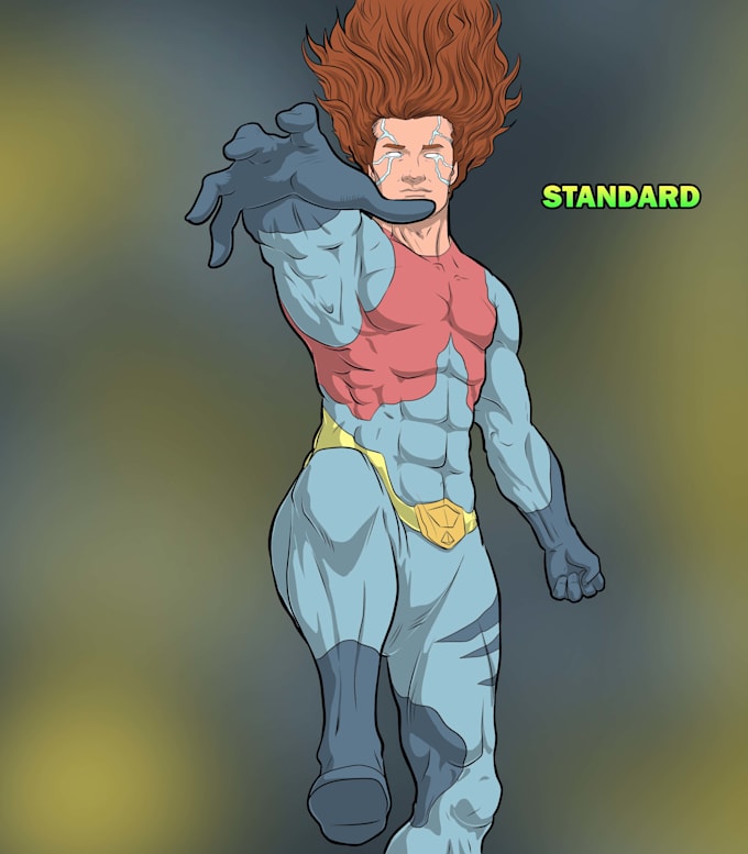 do awesome character design in comic book artstyle