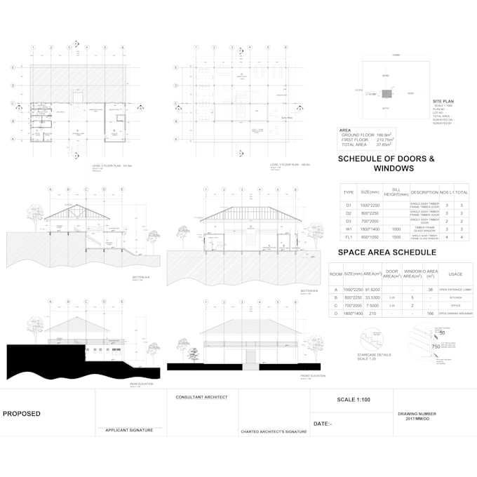 draft 2d architectural and mechanical drawings