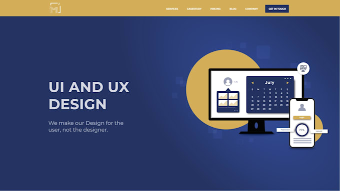 create modern web and mobile app UI UX design in figma