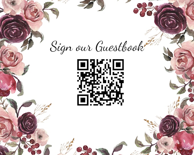 create a customized online wedding guestbook