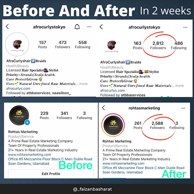 be managing your social media and help you grow organically