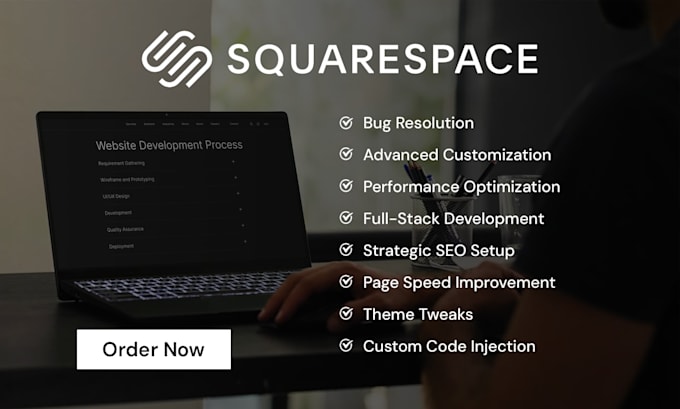 handle any squarespace issue or build your site from scratch