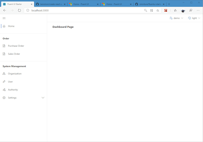 do fluent UI with react js or next js