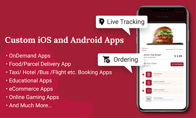 provide ready to launch ios and android app in native or hybrid as per demand