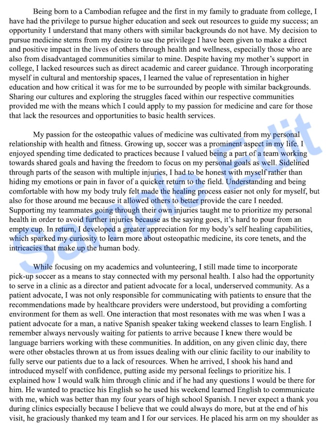 help your personal statement shine for graduate or medical school applications