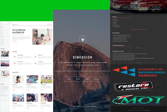convert psd to html css javascript bootstrap responsive website design