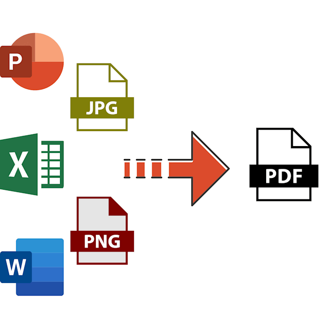 Convert word to pdf, png jpg jpeg to pdf by Design1world Fiverr