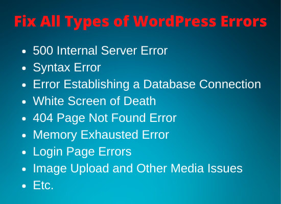 Troubleshoot Wordpress Errors And Fix Bugs On Your Site By Trishan M