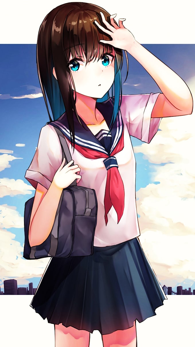 draw anime style illustration