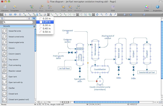 create your diagrams on ms visio