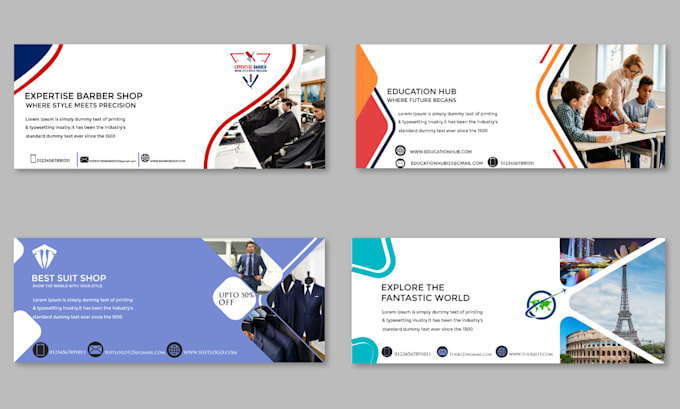 create banner design for your business