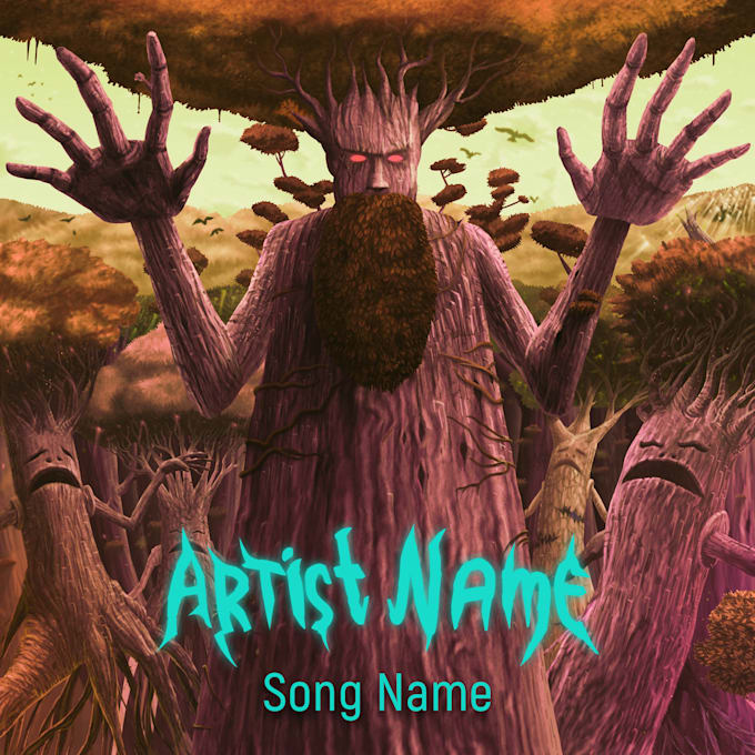 draw metal album art