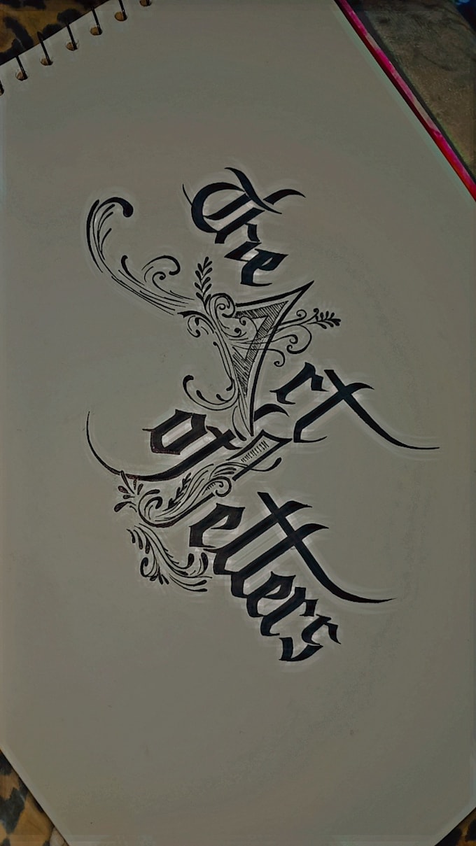 create customized arabic and english calligraphy