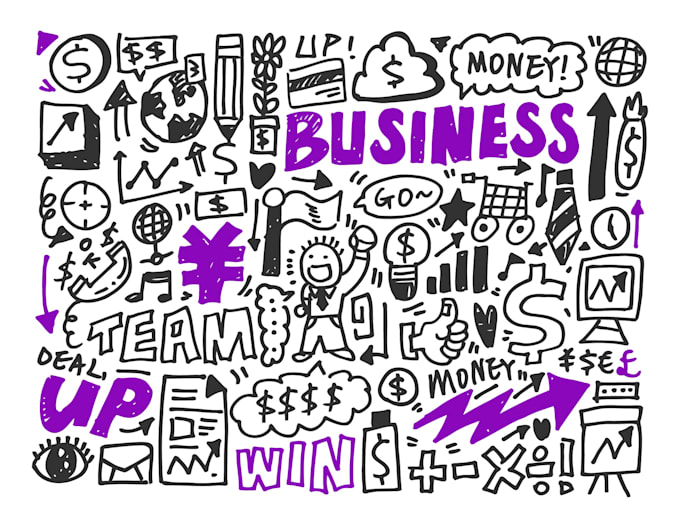 create attractive doodle art, line art, illustrations