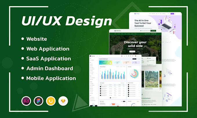 create professional UI UX design for websites, saas, and mobile apps