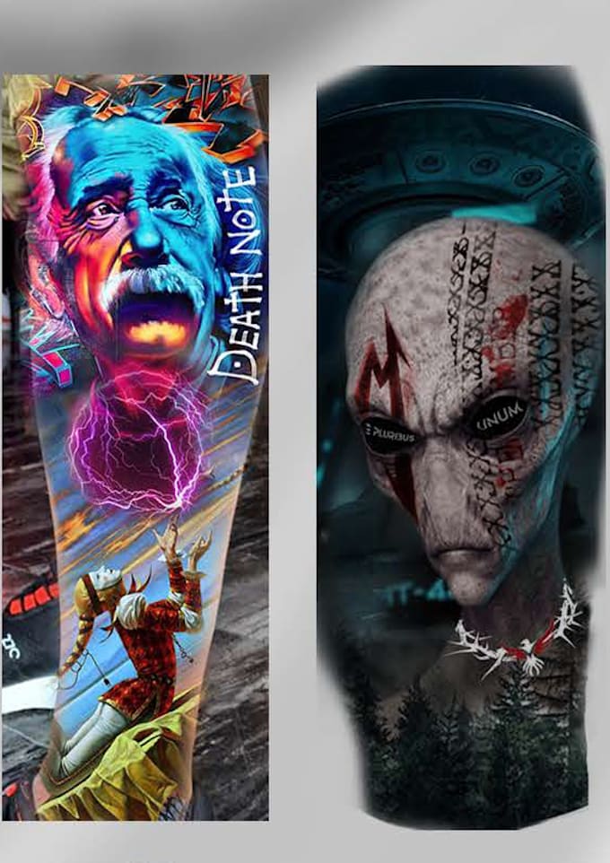 design a unique and custom tattoo for you