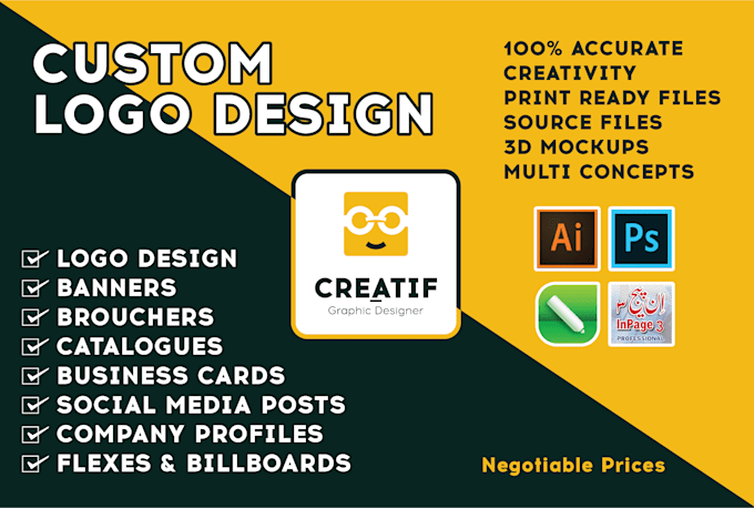 design your minimal, unique and modern logo