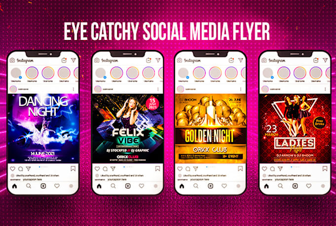 do unique flyer design, social media flyer in 24 hours