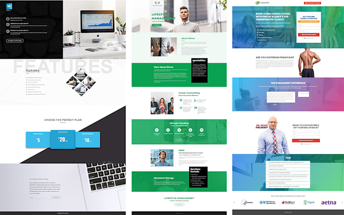 create premium quality landing page for shopify or wordpress landing page