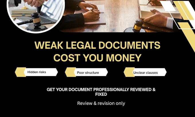 review and revise your legal contract or legal document