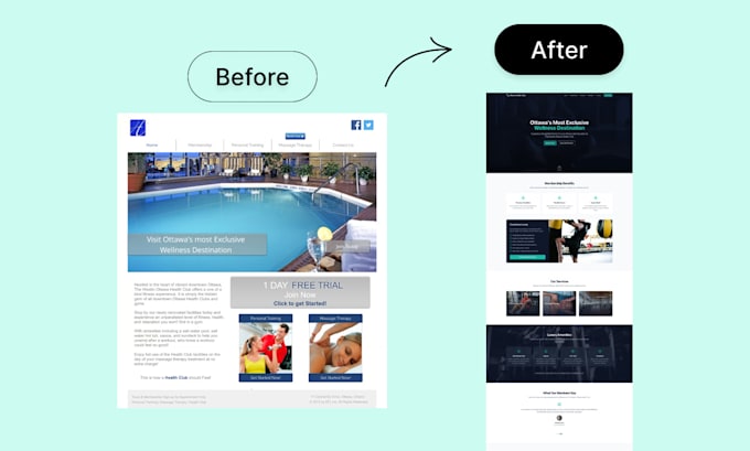 design modern mobile friendly static website