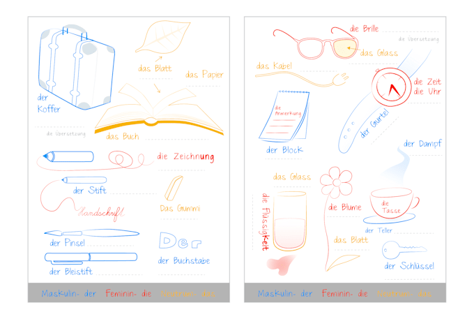 visual learning language book