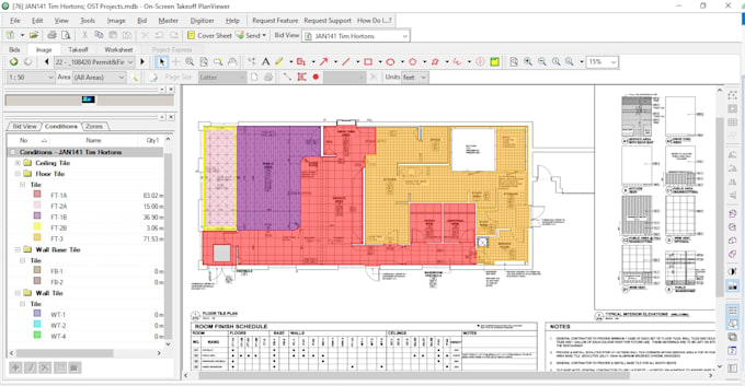 do material take off and cost estimation
