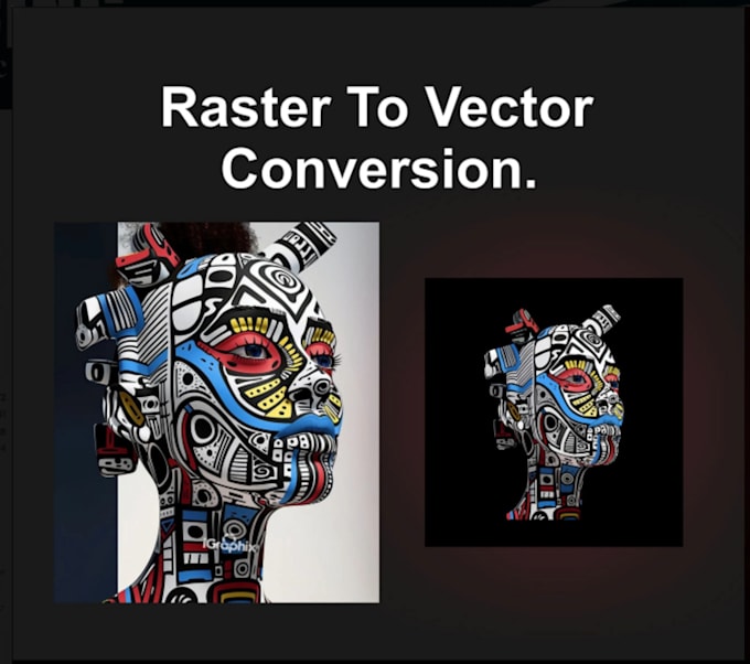 vector tracing ,logo, abstract etc