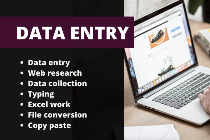 do accurate data entry, copy paste, web research, excel data entry in 24 hours