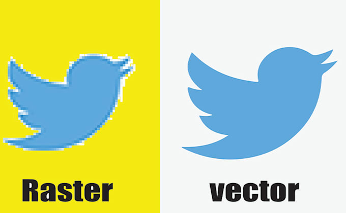 raster to vector tracing, logo vectorize, redraw, vector art